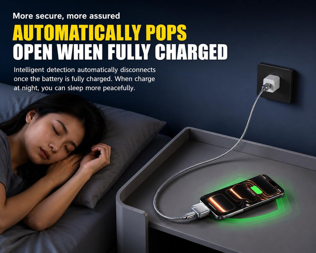 Smart Charger Adapter Auto Power Disconnector Guard Every Mobile